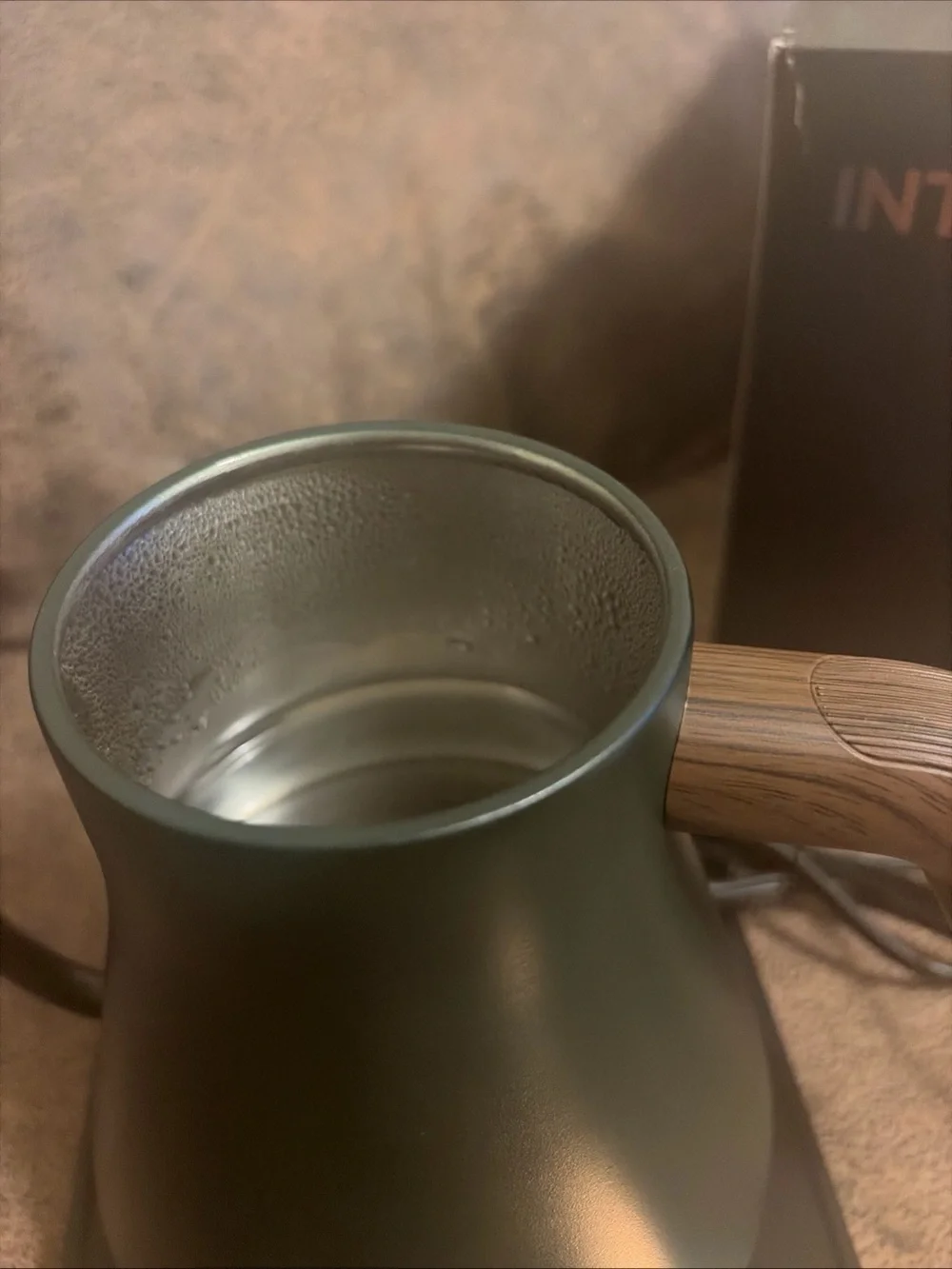 INTASTING Gooseneck Electric Kettle ±1°F Temp Ctrl 0.9L Hunter Green